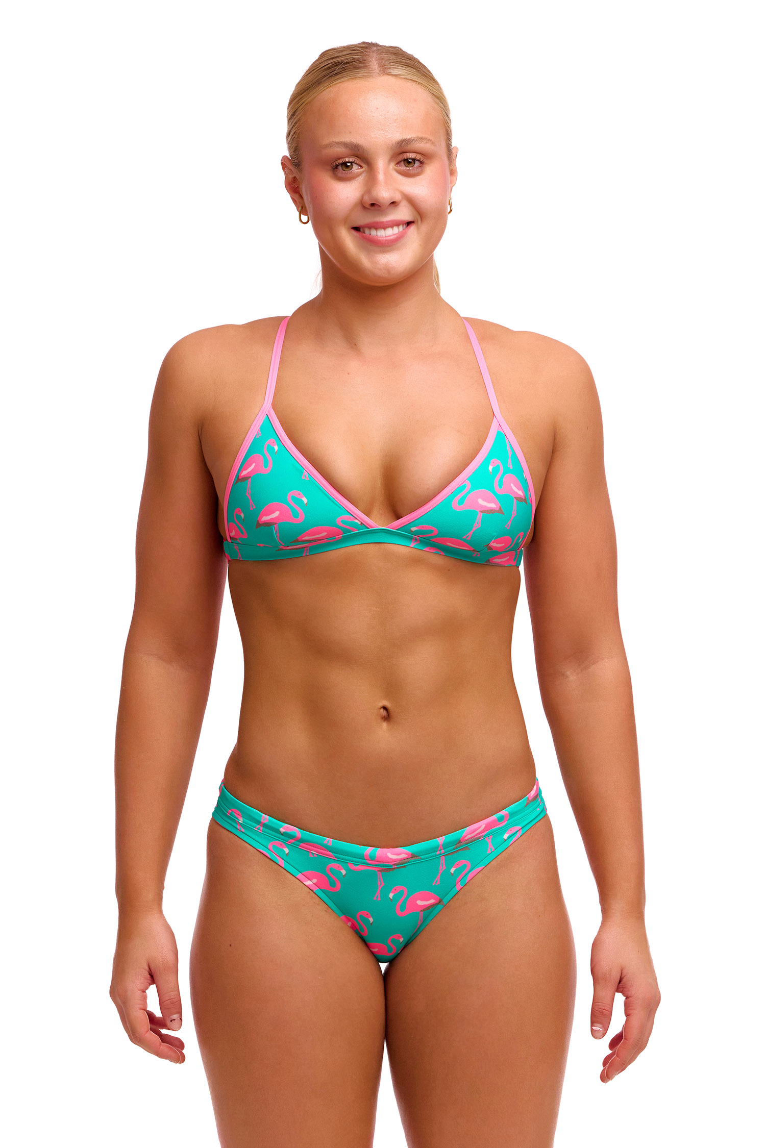 Купальник FUNKITA Go Flamingo! (Tri Top & Brief)