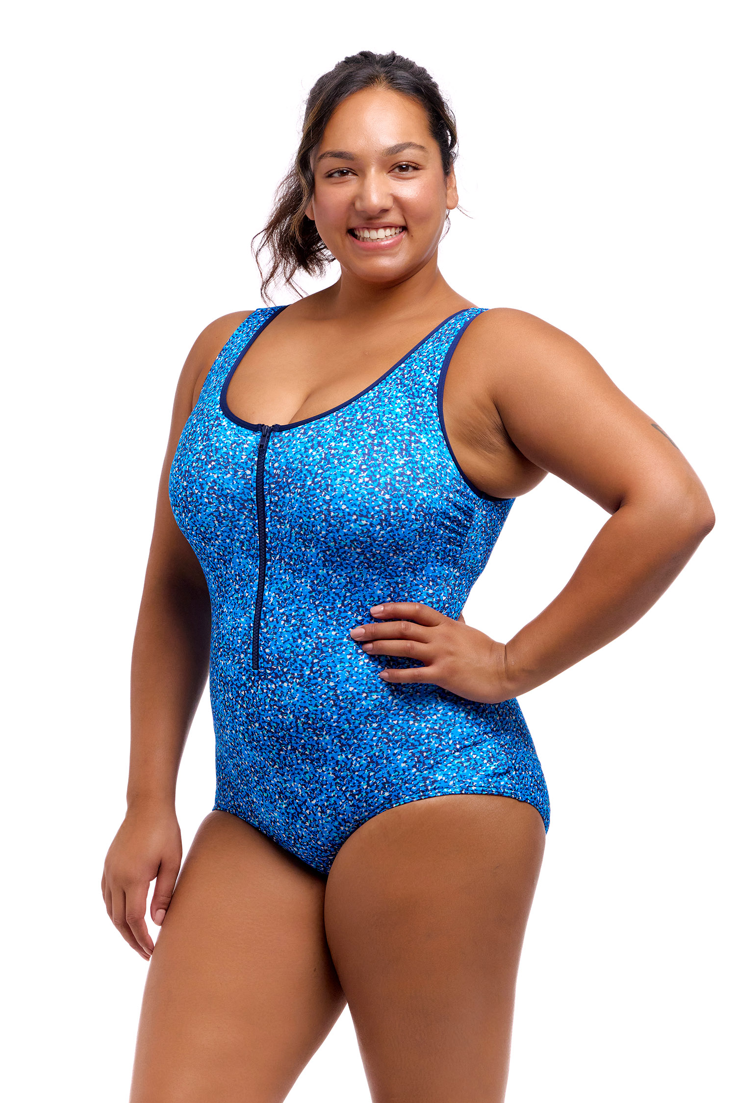 Купальник FUNKITA с поддержкой Pebble Beach (Zip Front)