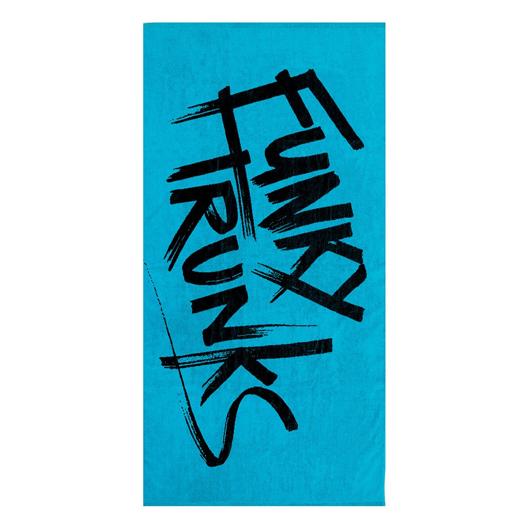 Хлопковое полотенце FUNKY TRUNKS Tagged Blue (2)