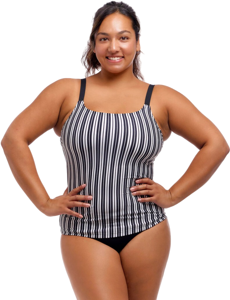 Купальник FUNKITA с поддержкой Chain Gang (Scoop Neck Tankini Top & Brief)