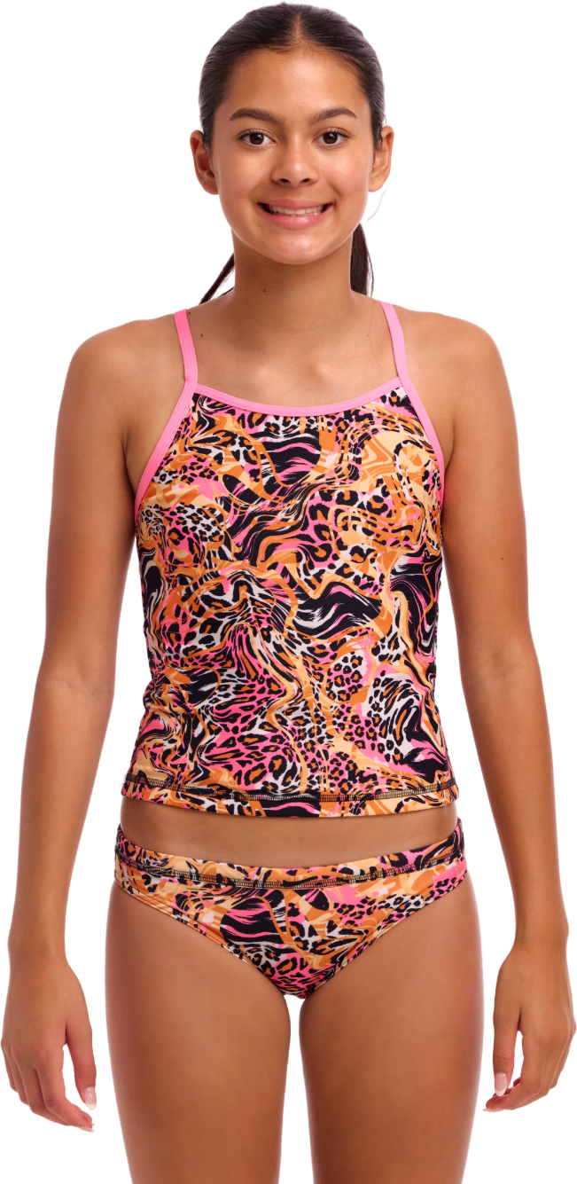 Купальник FUNKITA Girl's Tipsy Tiger (Swim Steady Tankini & Brief)