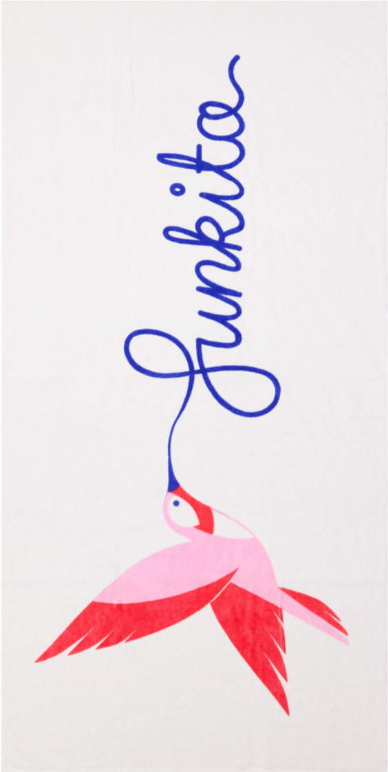 Хлопковое полотенце FUNKITA Hummy Bunny