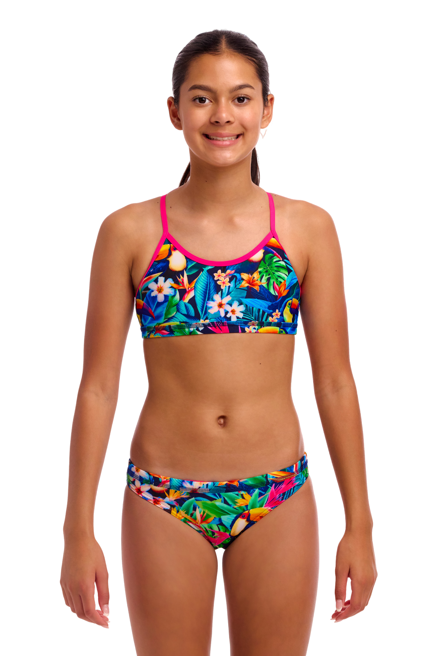 Купальник FUNKITA Girl's Birdie Wordie (Racerback Two Piece)