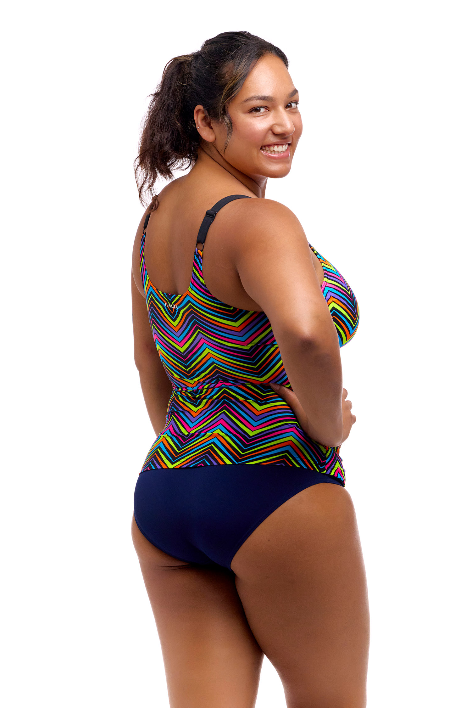 Купальник FUNKITA с поддержкой Up Down (Scoop Neck Tankini Top & Brief)